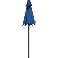 Garden Parasol Blue 200x224 cm Aluminium vidaXL - 4