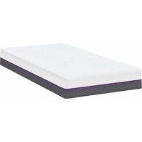 Memory Foam Mattress Medium 80 x 160 cm White and Grey vidaXL - 5