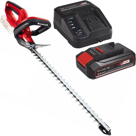 Einhell 18v Cordless Hedge Cutter Trimmer Swivel Handle GE-CH 1855/1 Li 1X 2.5ah - 1