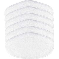 6PCS Reusable Mops for Vaporetto Vaporforce Brush Replacement for PAEU0332 Washable Replacement Mops for Polti Vaporetto Vaporforce Brush (6pcs for Polti)