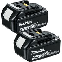 MAKITA BL1850B x2 18v Li-ion battery 5.0Ah