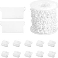 Vertical Blind Repair Kit, Vertical Blind Accessories, Low Weight Chain Connectors Replacement Kit for 127mm Slats