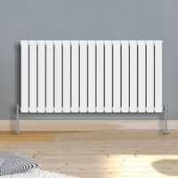 Warmehaus 600x1158mm Horizontal Radiator Flat Panel Single White