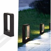 7W IP65 LED Bollard Light – Cast Aluminum – 3000k Warm Light – Outdoor Lighting for Gardens and Driveways – Quick Installation – IP65-3016cm