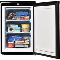 Igenix Under Counter Freezer, 91 Litre, Reversible Doors, Black - IG355B