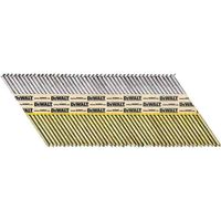 DEWALT DNPT28R63G12Z DNPT28R63 Galvanised 33 Angle Ring Shank Nails 2.8 x 63mm Pack 2200 DEWDNPT28R63