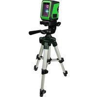 Imex 012-L2GS Green Cross Line Laser Level 20m Range Self Levelling + Tripod+Bag