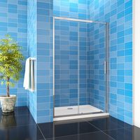 1200mm Sliding Shower Door Walk In Enclosure Bathroom Cubicle 1850mm Height