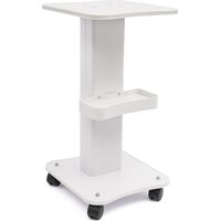 Beauty Trolley 2 Tiers Hairdressing Trolley on Wheels Rolling Tray Salon Trolley with Four 360 Swivelling Wheels Load 40kg Spa Service Cart for Salons Spas Barber Shops
