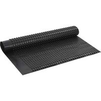 Dimpled Drainage Sheet Black 1 x 20 m HDPE vidaXL